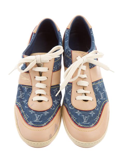 louis vuitton sneakers denim